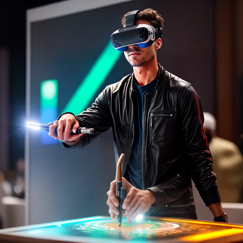 Fotos arte holografica tour realidade virtual