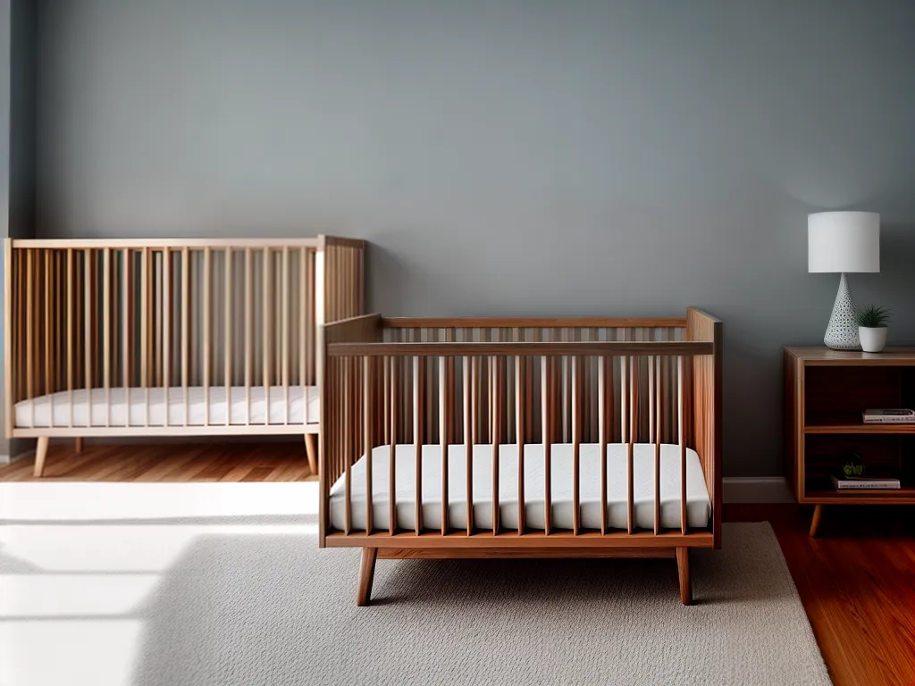 Fotos berco madeira moderno ajustavel nursery