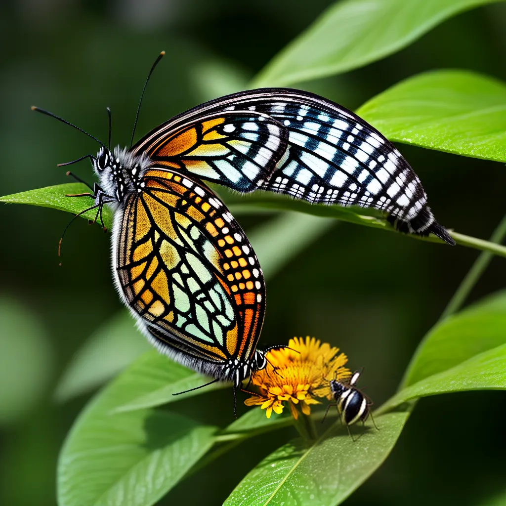 Fotos caterpillar transformacao borboleta
