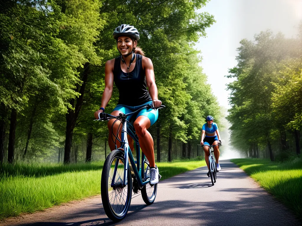 Fotos ciclismo mulher sorriso natureza