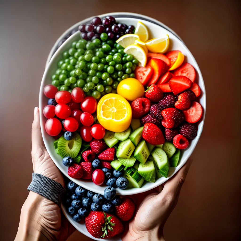 Fotos comida colorida variedade nutrientes