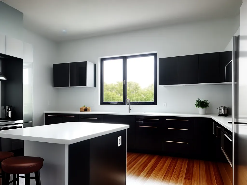 Fotos cozinha moderna branca brilhante