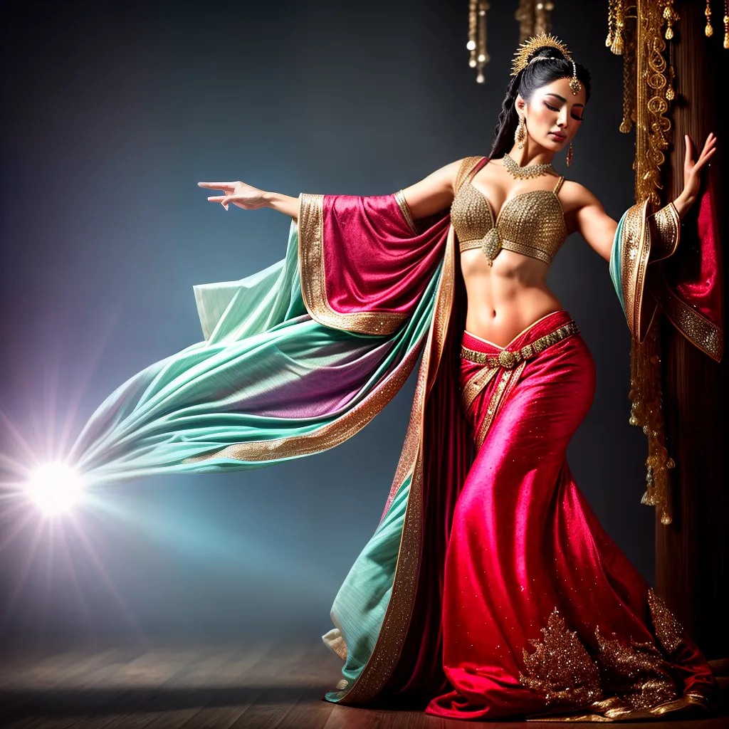 Fotos danca oriental mulher serenidade
