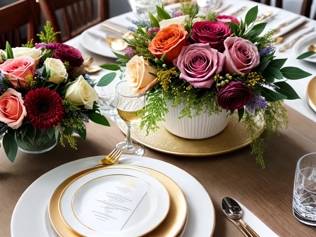 Fotos decor mesa festa flores ouro bolo