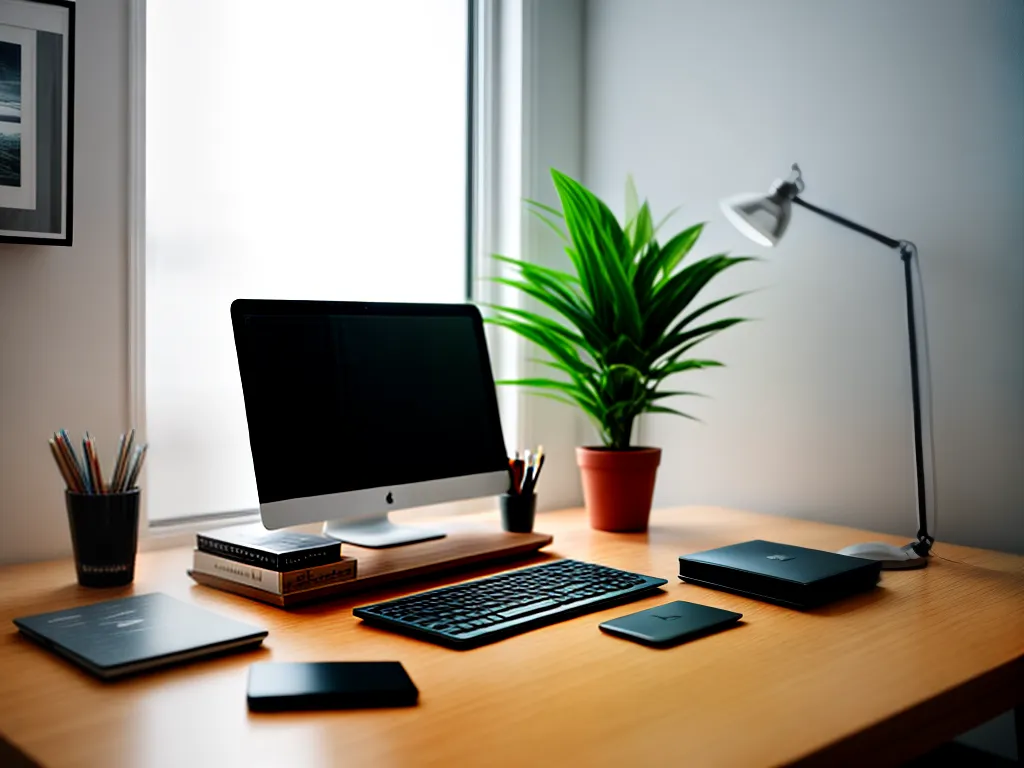 Fotos escritorio minimalista produtividade 2