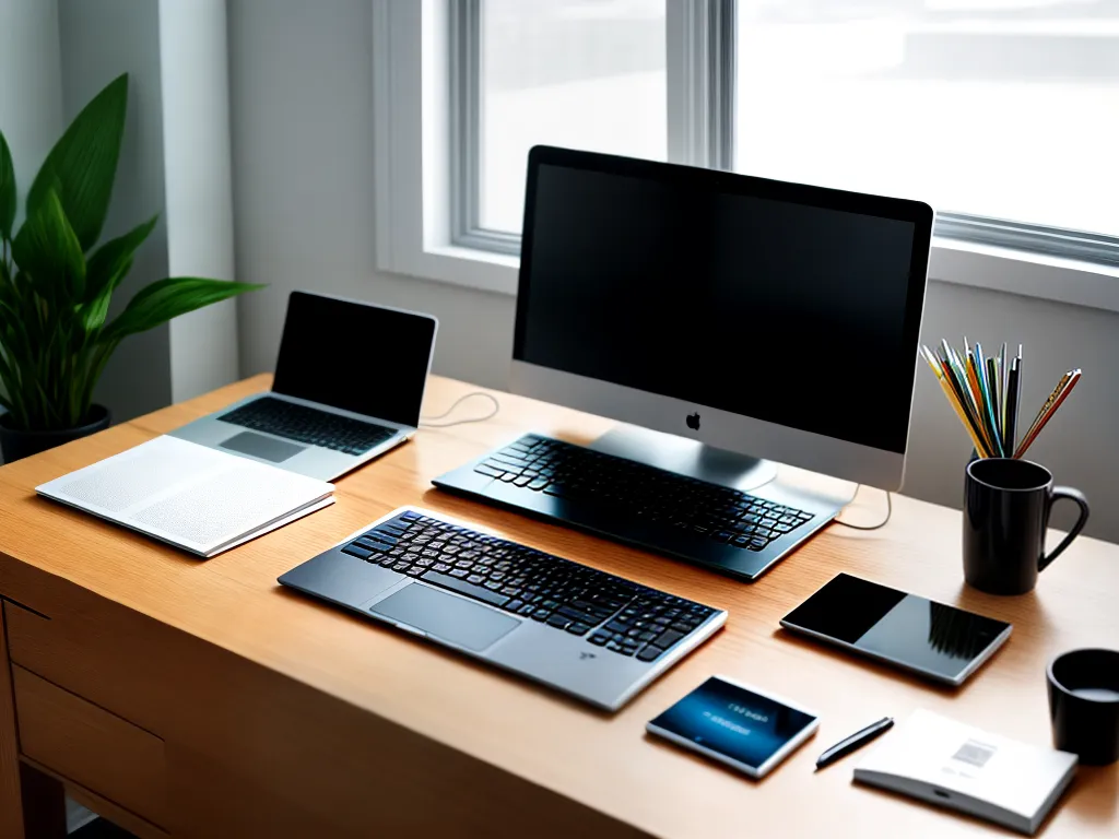 Fotos escritorio minimalista produtividade 3