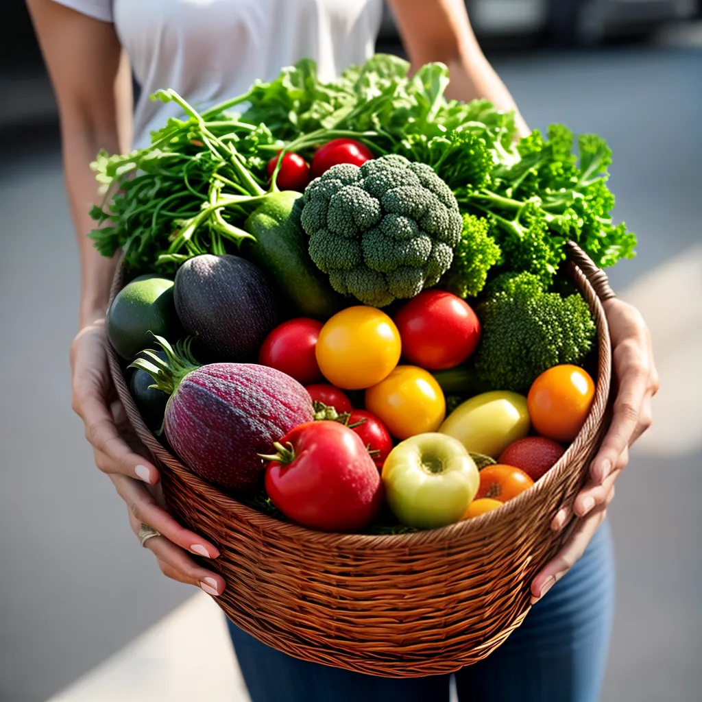 Fotos frutas legumes sol vitalidade