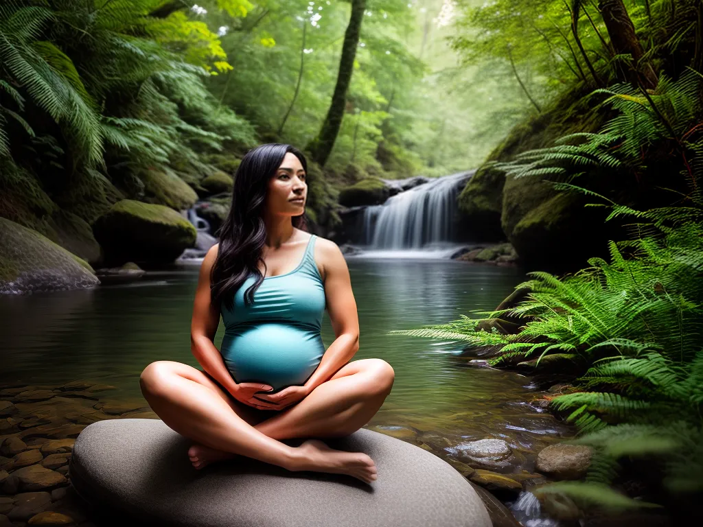 Fotos gravida natureza yoga terapia
