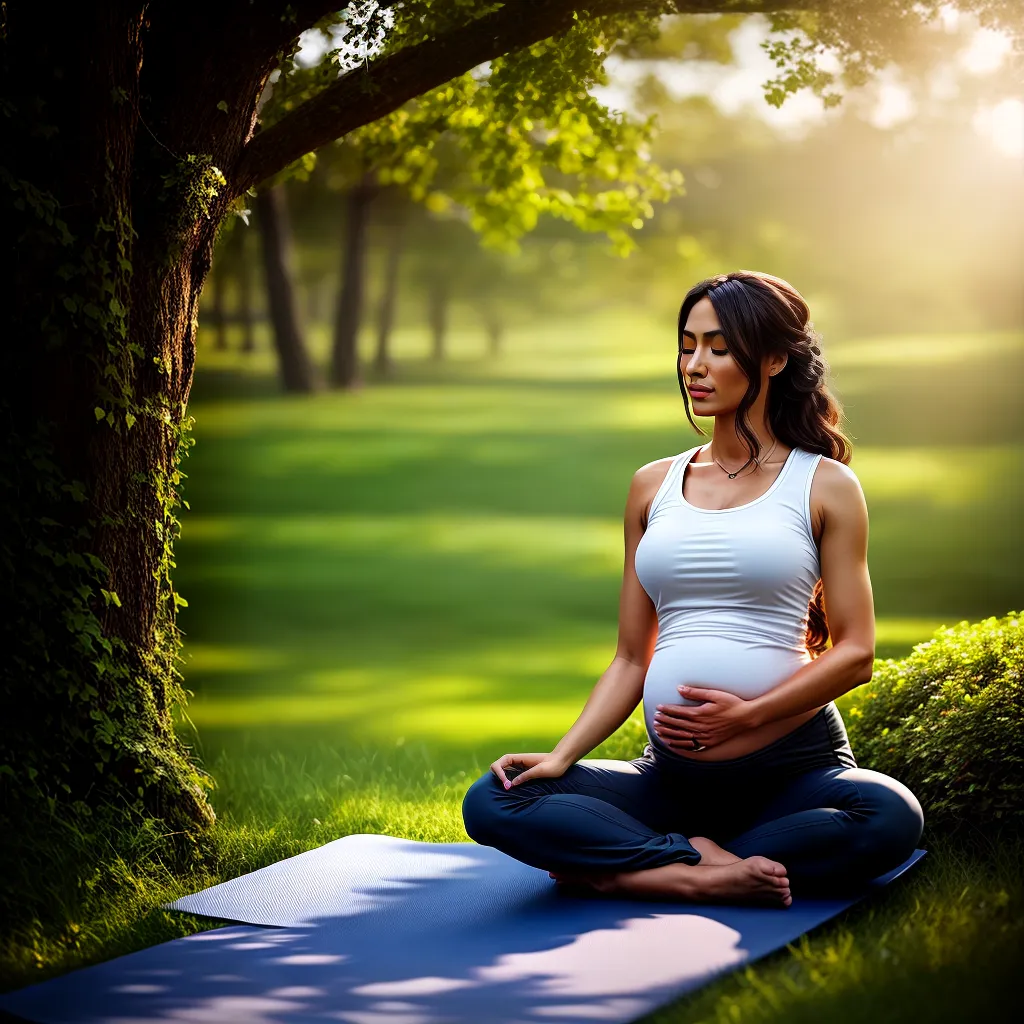 Fotos gravida yoga natureza serenidade