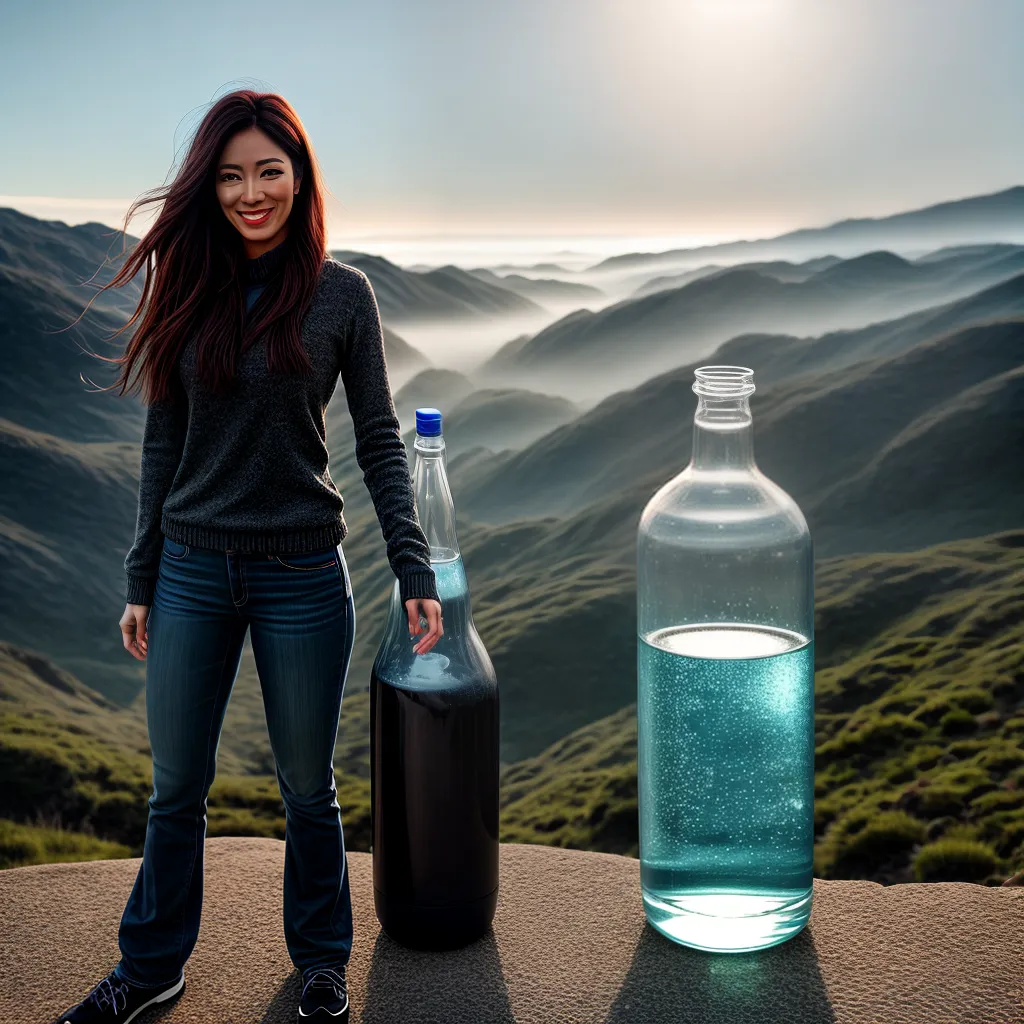 Fotos hidratacao mulher sorriso garrafa agua