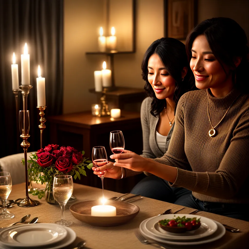 Fotos jantar romantico vinho musica