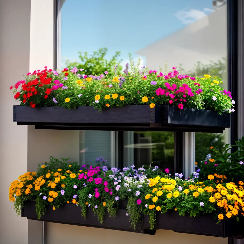 Fotos jardim flores variedade balcone