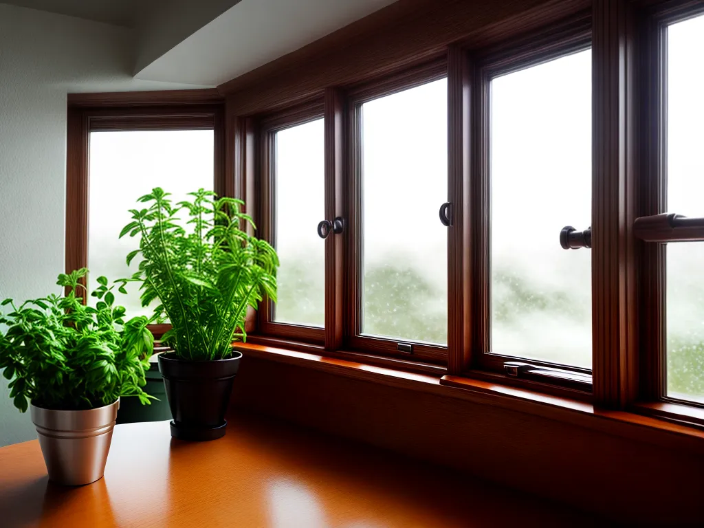 Fotos jardim janela ervas legumes sol
