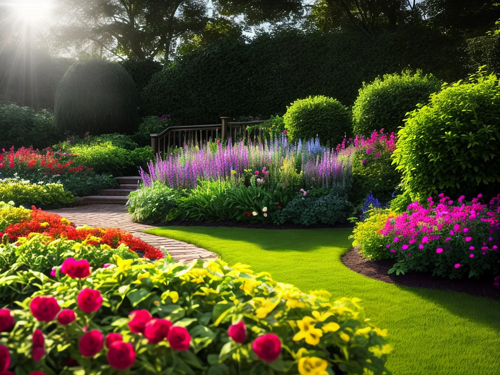 Fotos jardim vegetais colorido sol