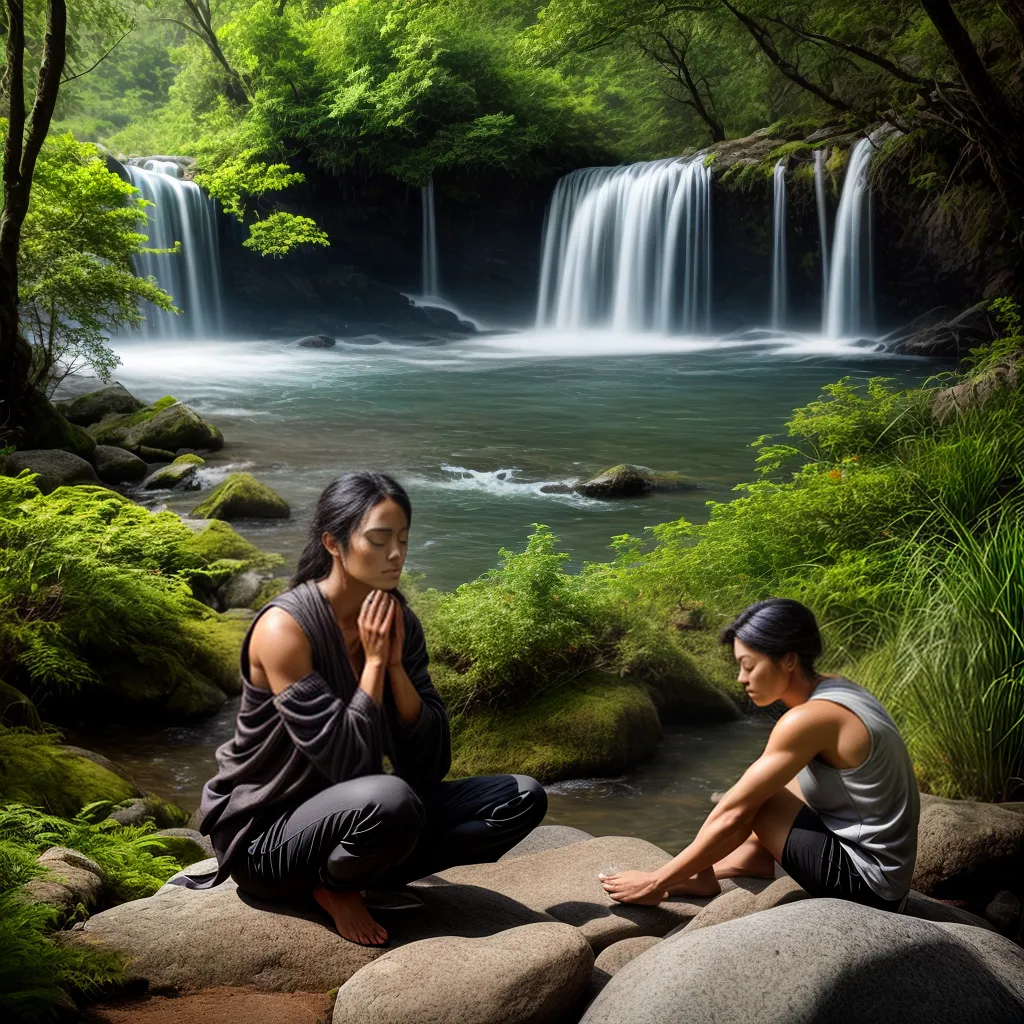 Fotos meditacao natureza paz serenidade