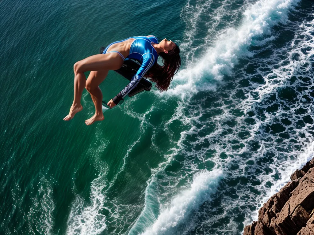 Fotos mergulho altura coragem agua