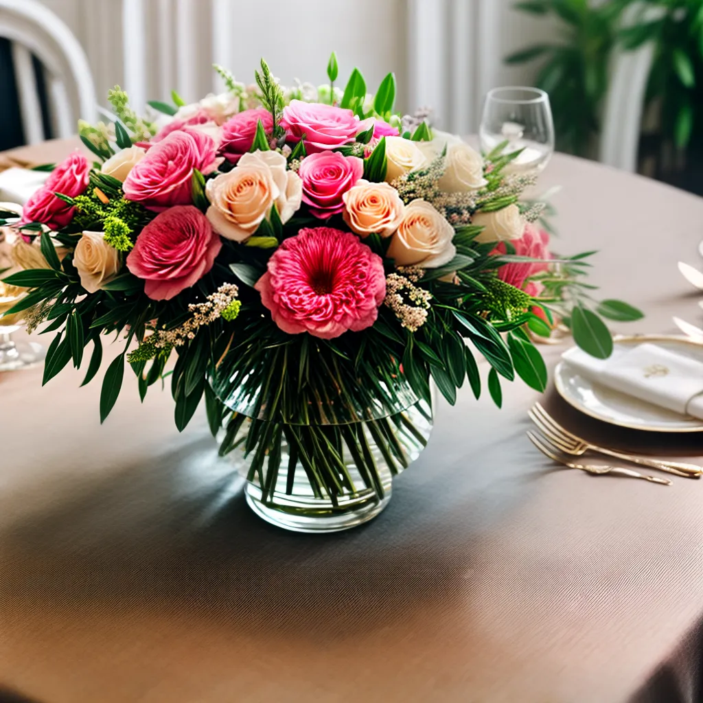 Fotos mesa debutante flores elegancia festa