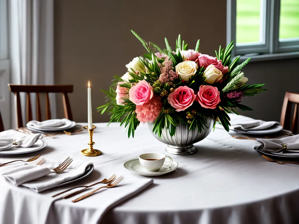 Fotos mesa rustica flores pratos napkins