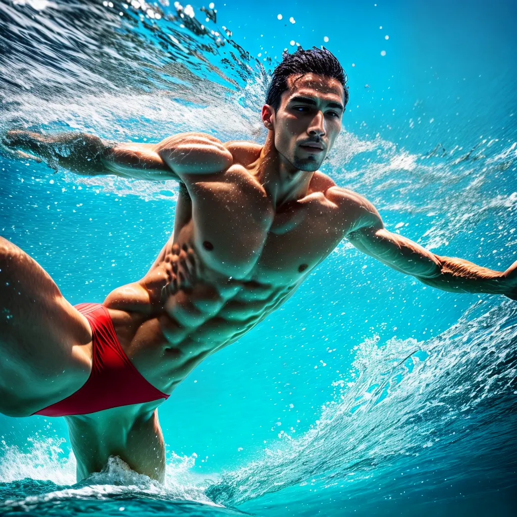 Fotos natacao corpo mente agua serenidade