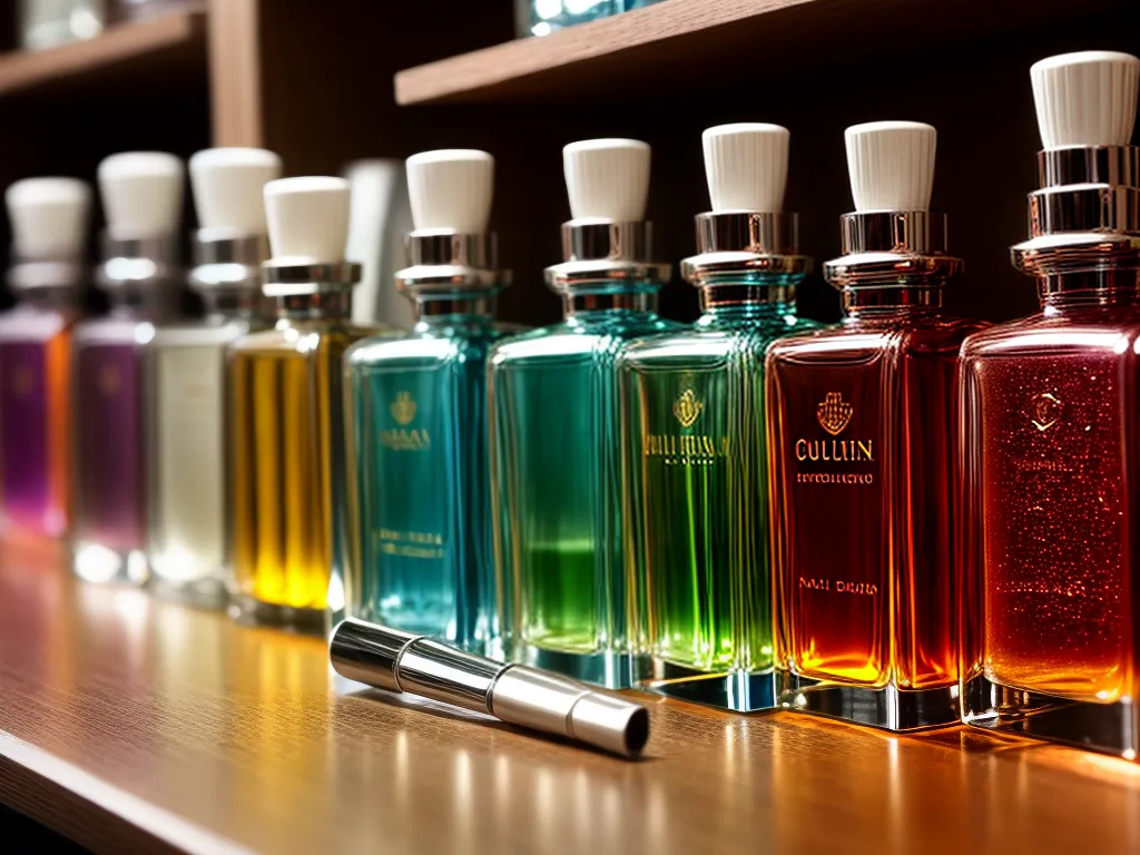 Fotos perfumes variedade cores formatos