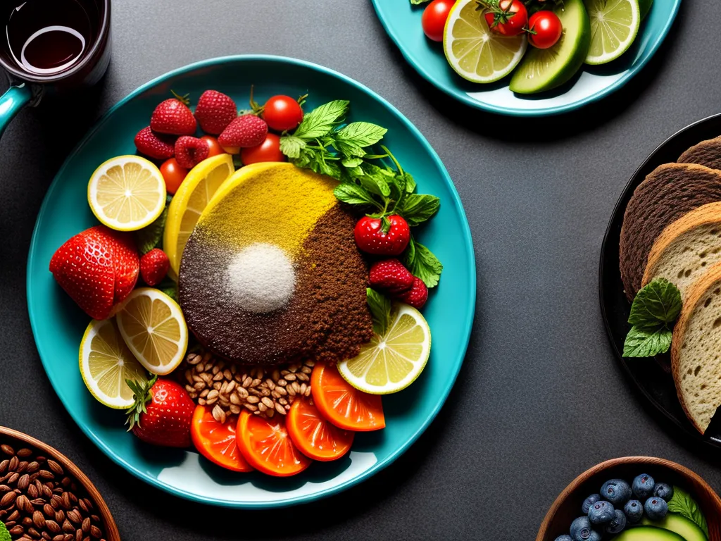 Fotos prato colorido alimentos saudaveis 6