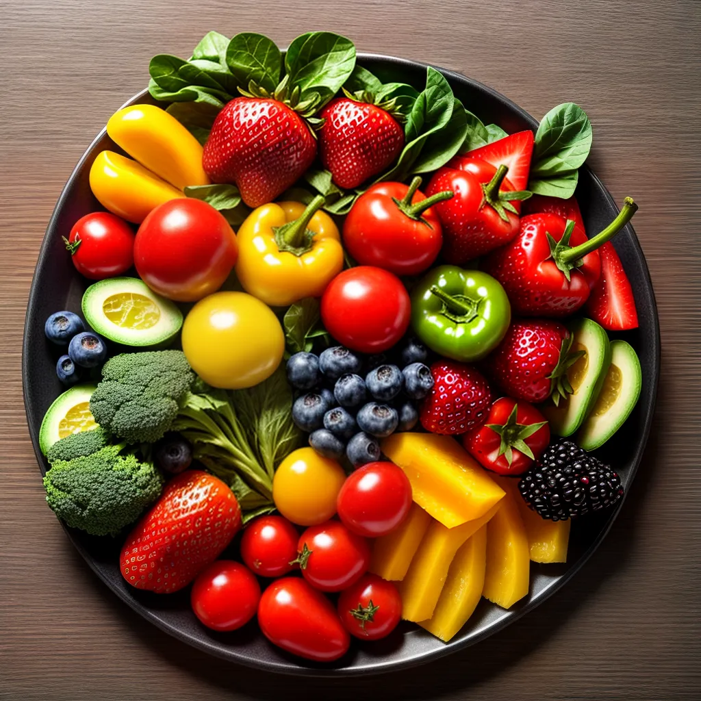 Fotos prato colorido frutas verduras proteinas vegano