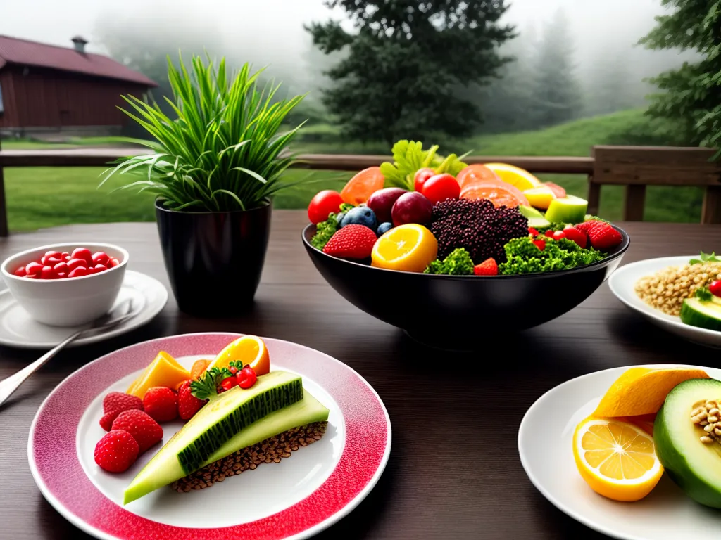Fotos prato colorido organico frutas legumes ativo