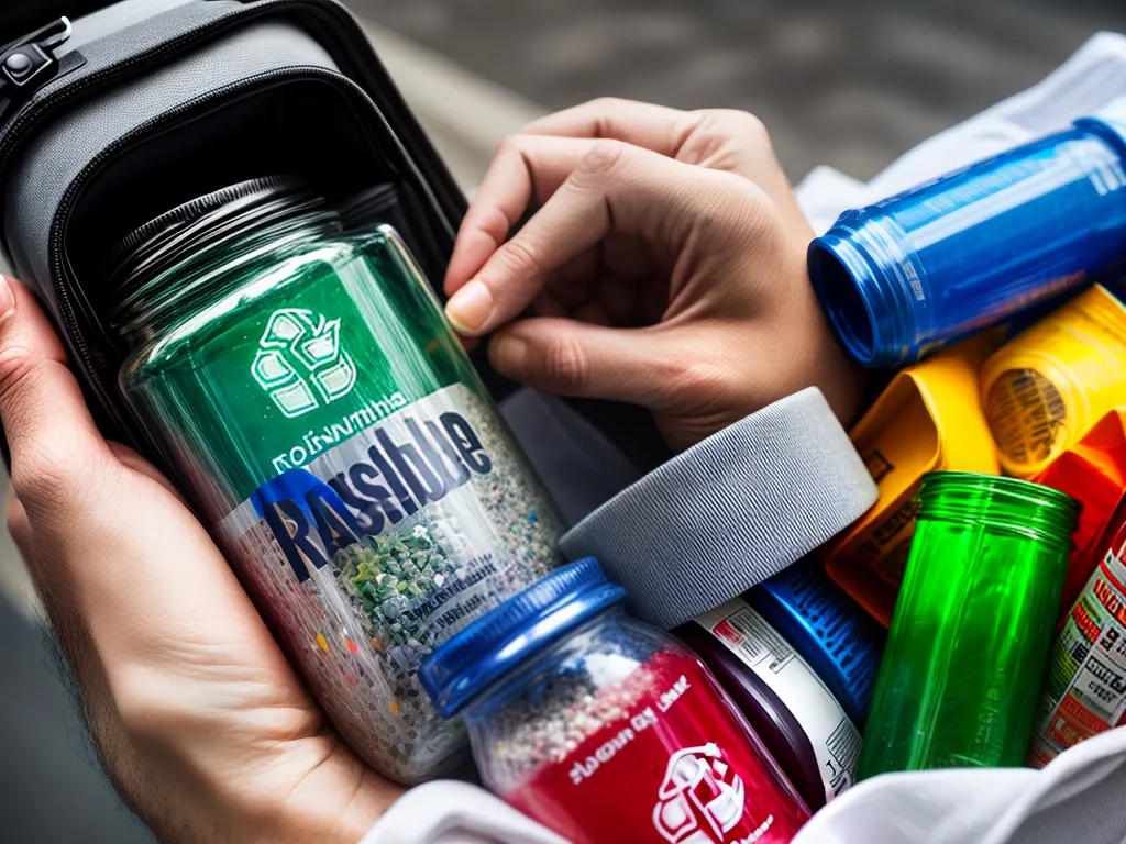 Fotos reciclagem jarra papeis coloridos