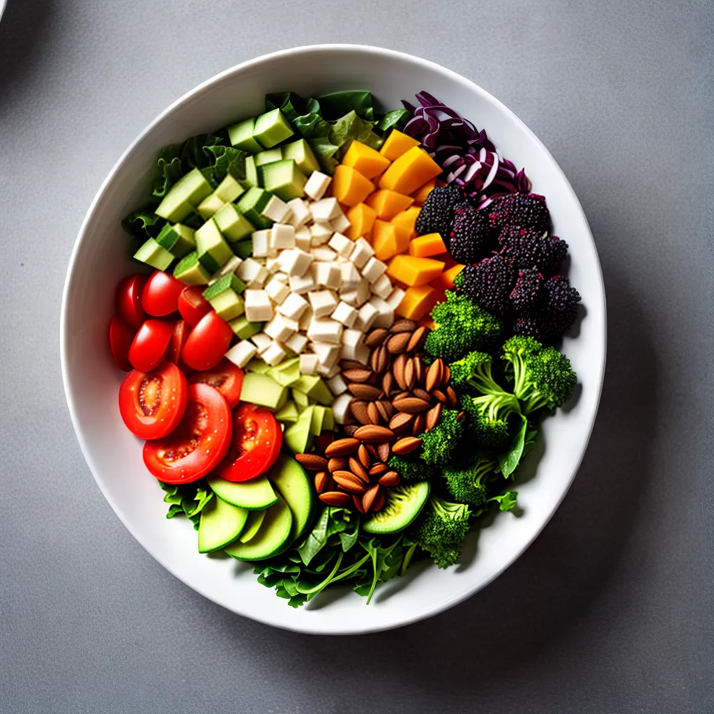 Fotos salada atleta proteina verde colorido