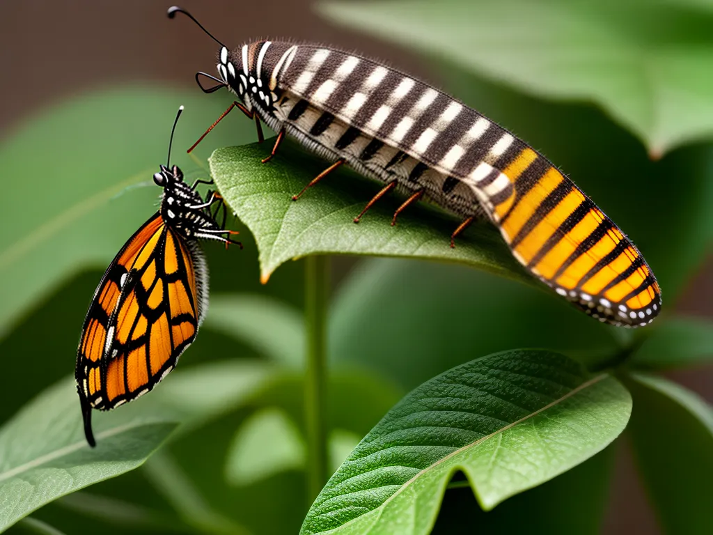 Fotos transformacao lagarta borboleta casulo