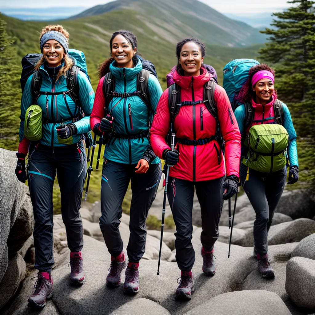 Fotos trilha montanha mulheres aventura 1