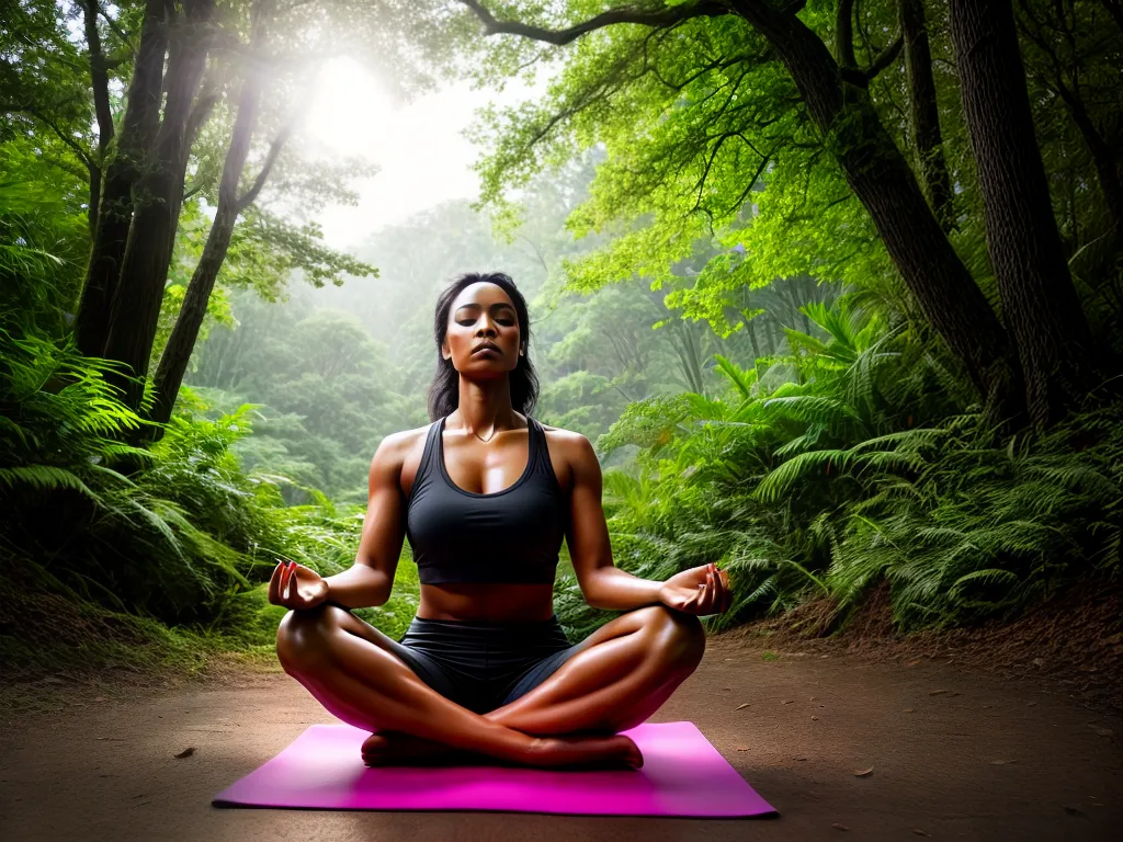 Fotos yoga floresta meditacao tempo pratica