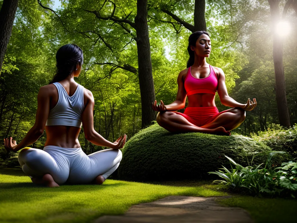 Fotos yoga natureza serenidade respiracao