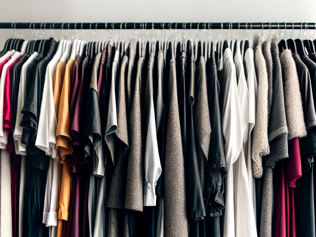 Fotos closet organizado roupas variedade