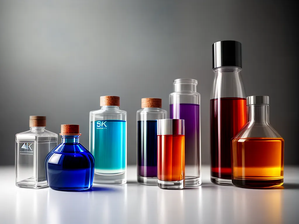 Fotos flask quimica cosmeticos precisao