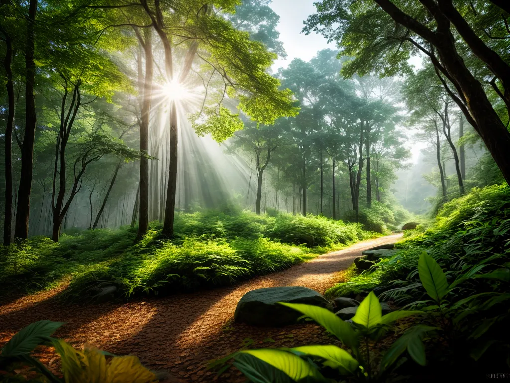 Fotos floresta verde luz sustentabilidade 1