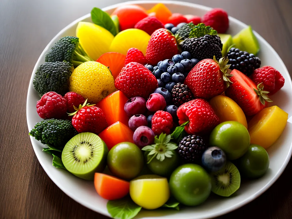Fotos frutas legumes coloridos abundancia