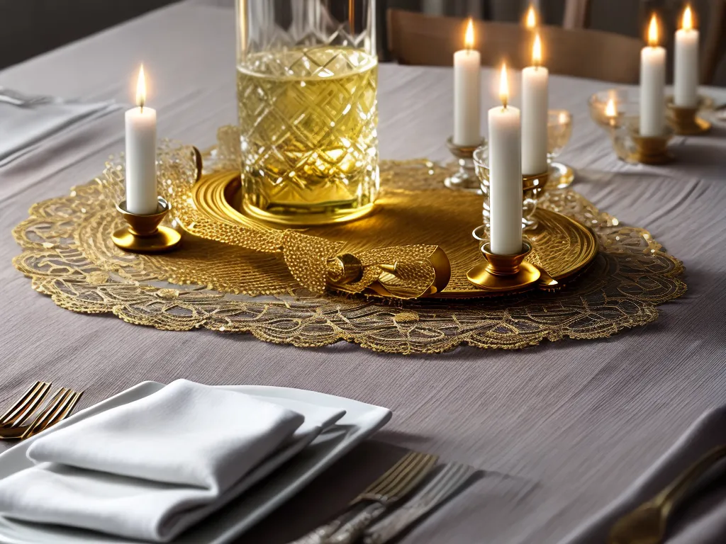 Fotos mesa jantar elegante decorada pratos porcelana