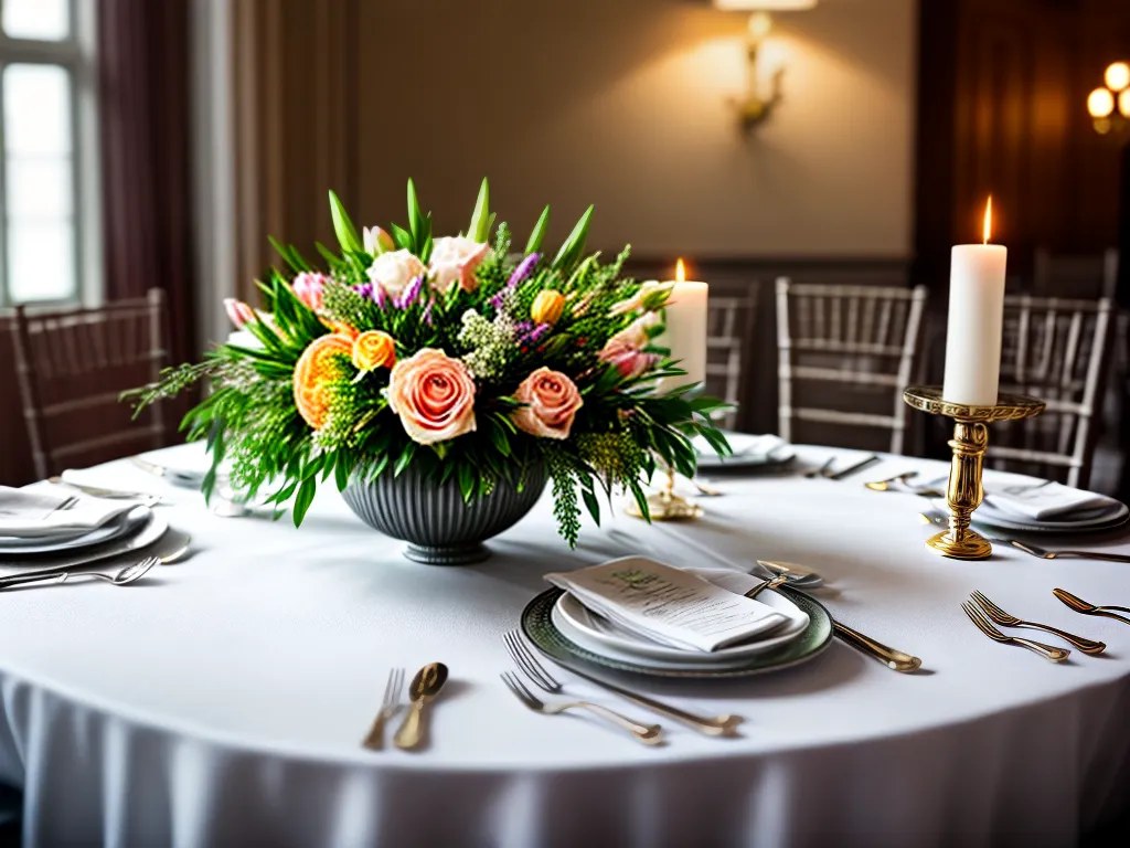 Fotos mesa recepcao floral brilho romance