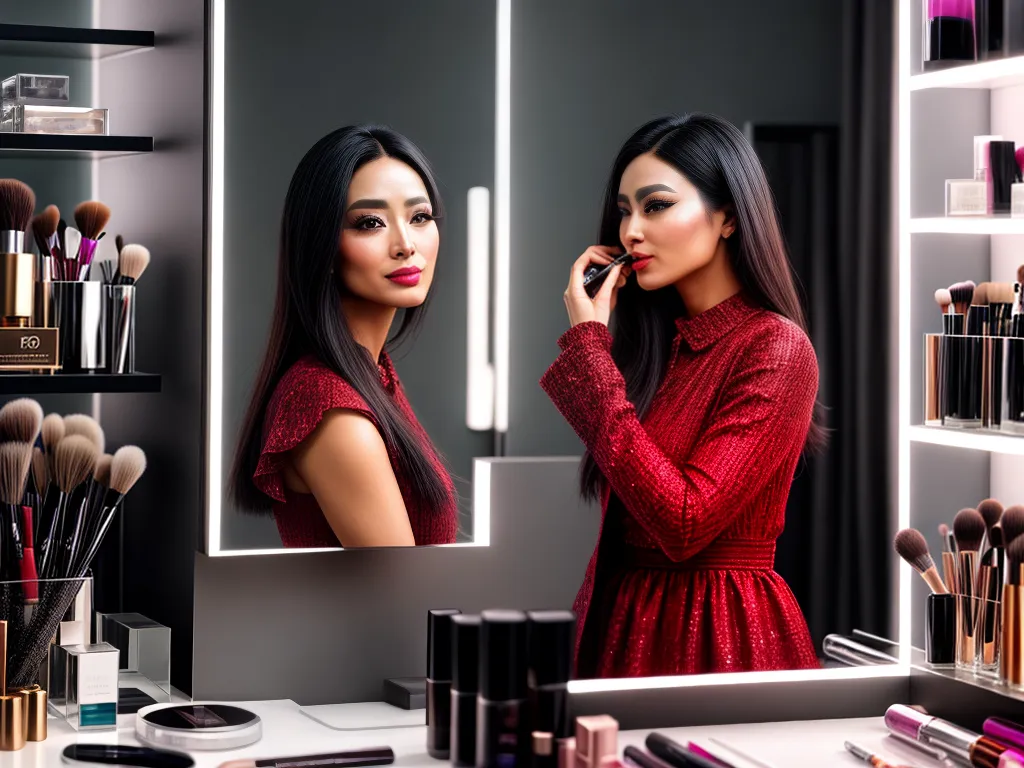 Fotos mulher espelho autoconfianca beleza