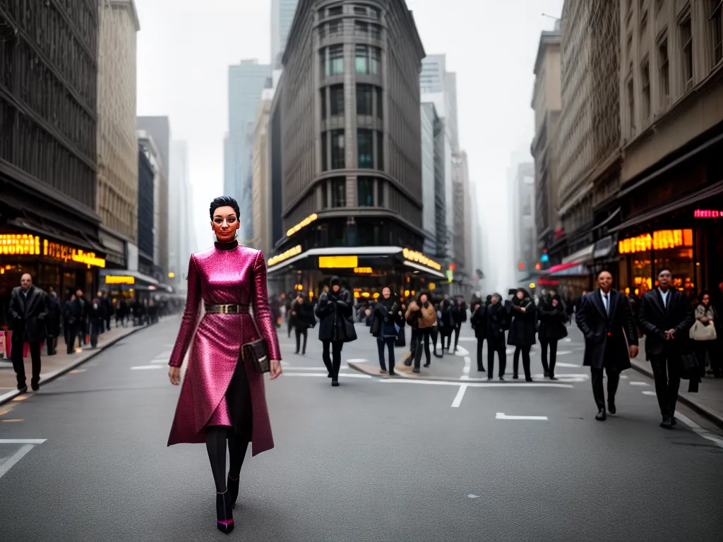 Fotos mulher estilosa andando confiante cidade