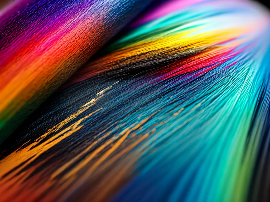 Fotos pincel cores vibrantes arte