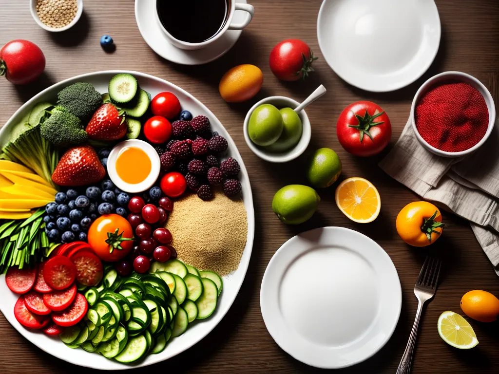 Fotos prato colorido alimentos saudaveis