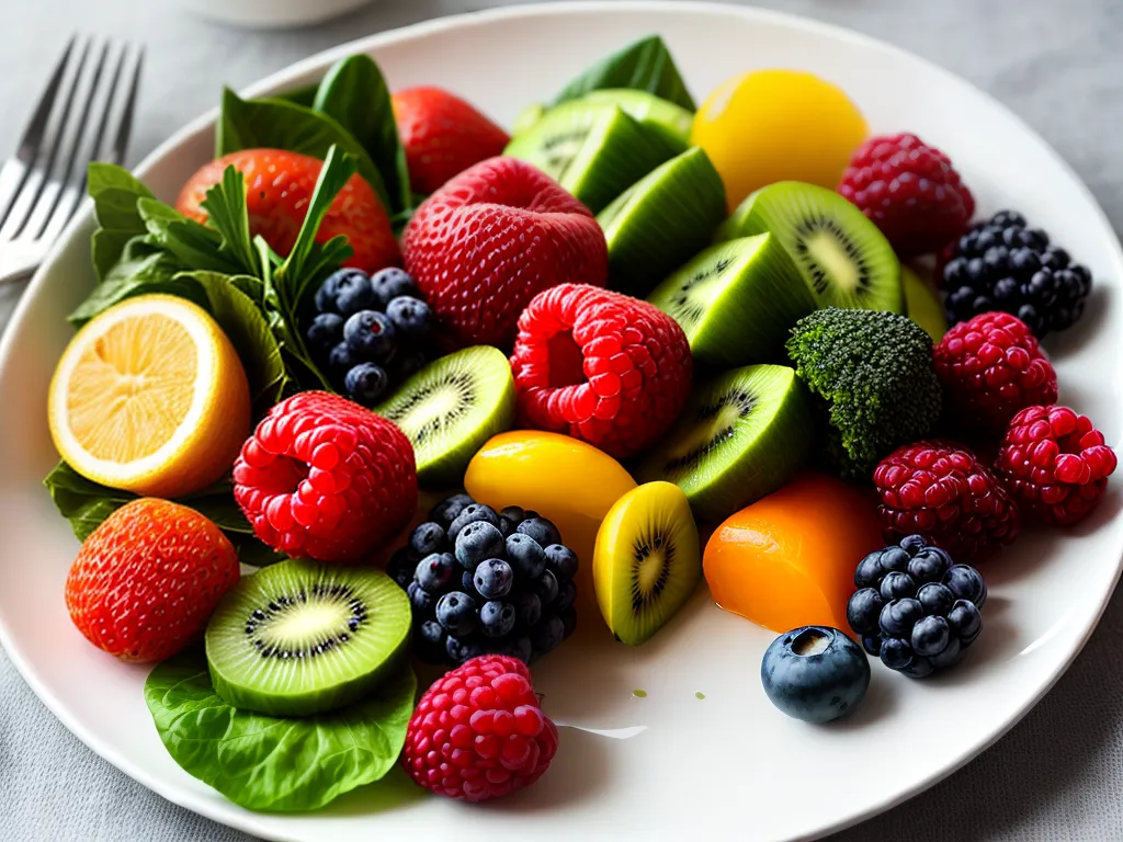 Fotos prato colorido frutas legumes nutricao 1
