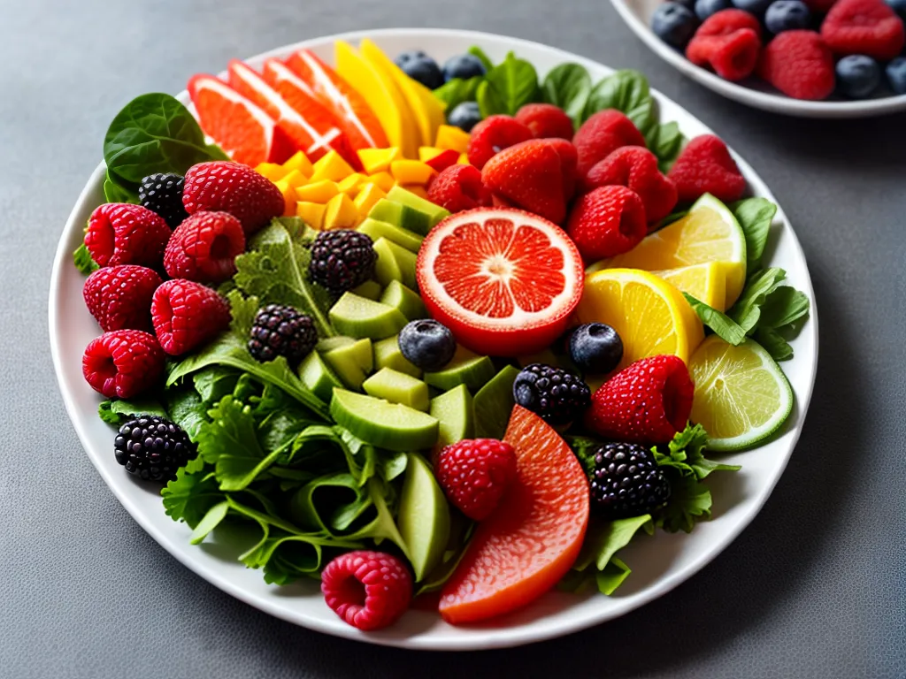 Fotos prato colorido frutas legumes nutricao 2