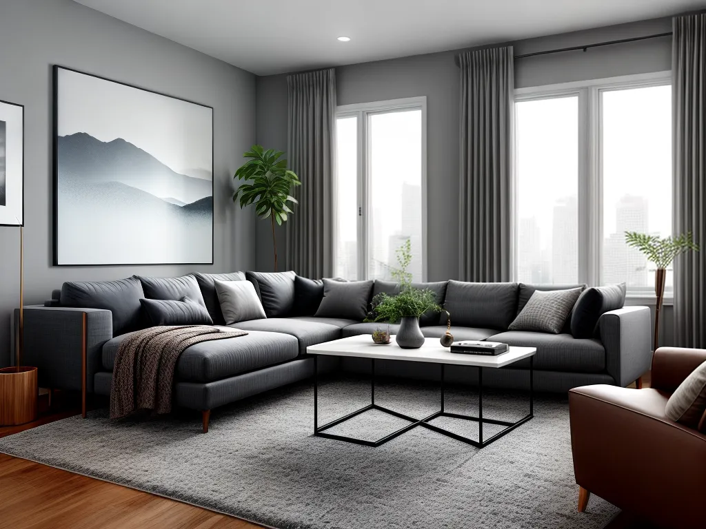 Fotos sala estar moderna sofa rug 1