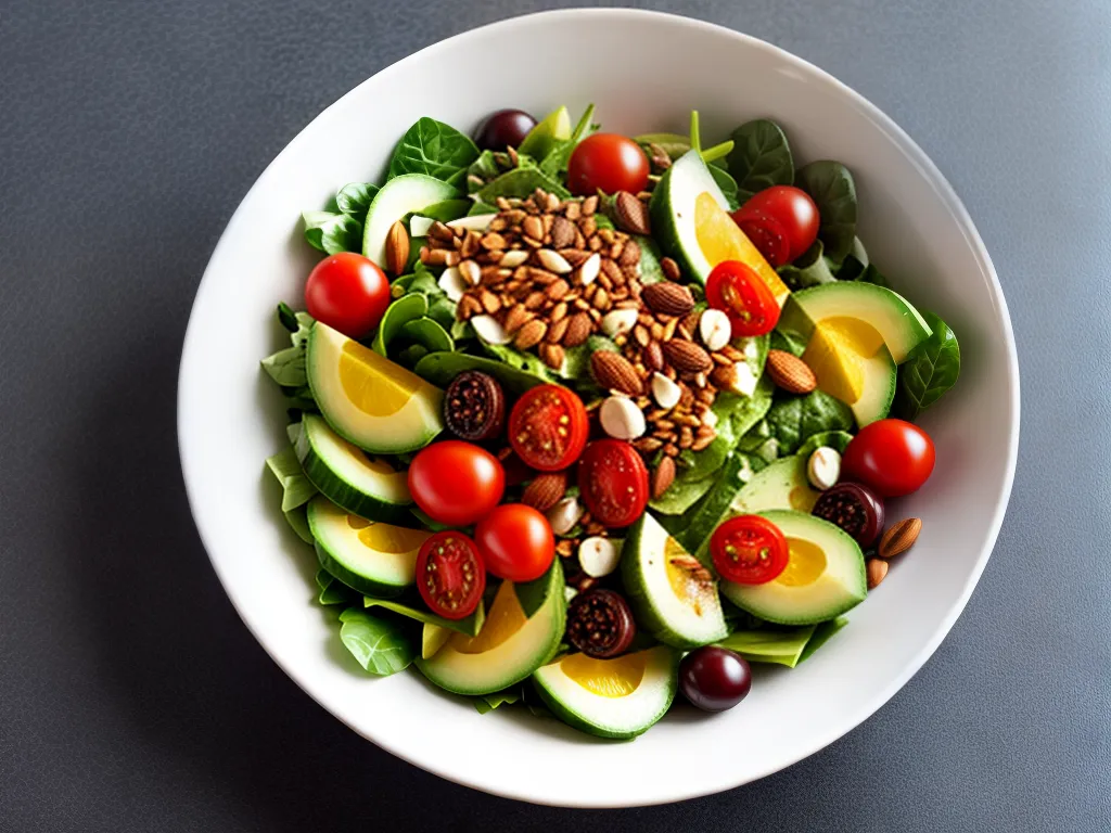 Fotos salada colorida fresca nutritiva