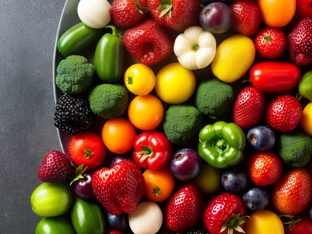 Fotos vitaminas essenciais frutas legumes coloridos